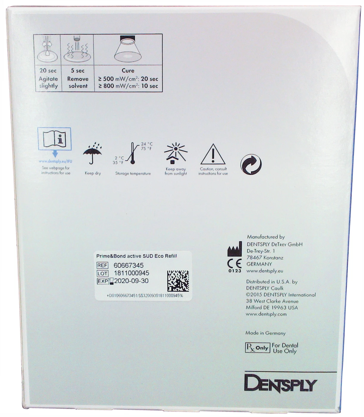 Prime&Bond active™ ECO Nachfüllpackung 240 Single Unit Doses, 2 x 50 Applikator Tips