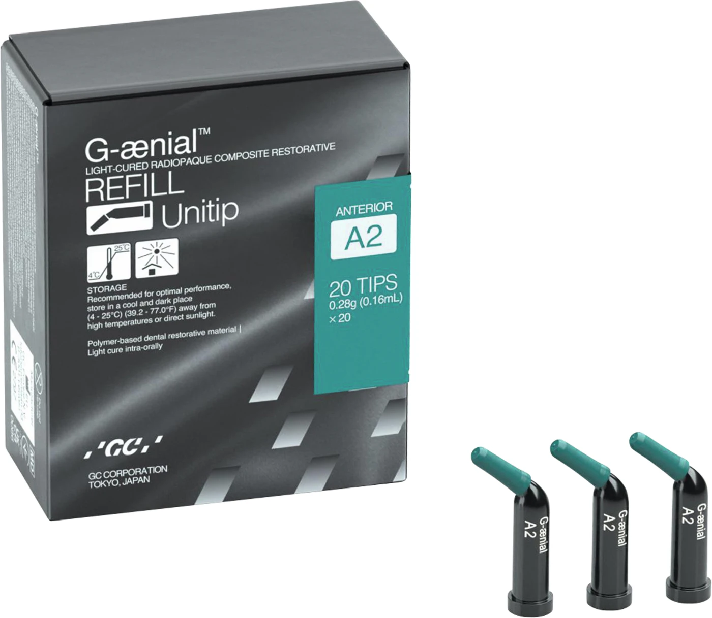 GC G-ænial® Packung 10 x 0,28 g Unitip Anterior A4