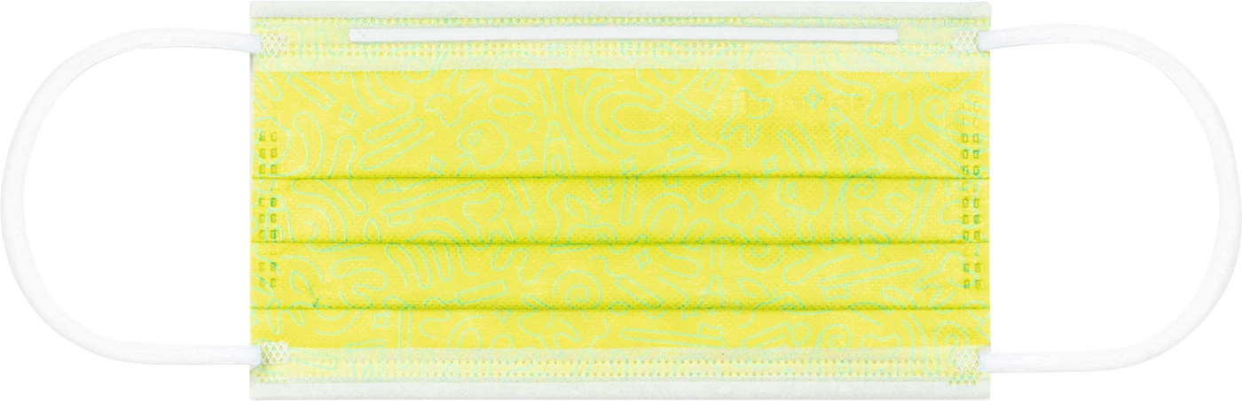 Monoart Mundschutz Pro Graffiti Packung 50 Stück mit Gummizug, cedro