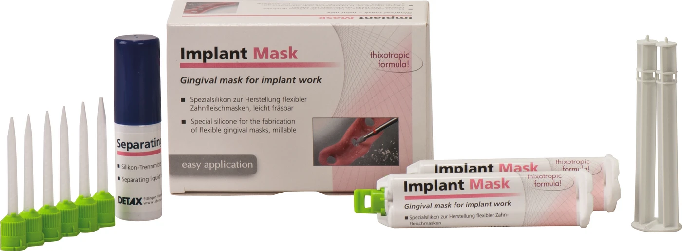 Implant Mask Packung 2 x 10 ml Doppelkartusche mini-mix 1:1 Implant Mask, Zubehör