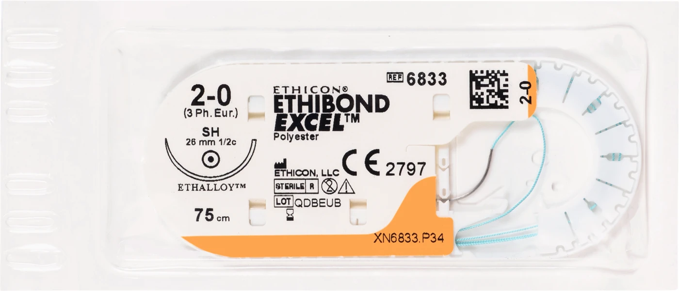 ETHIBOND EXCEL Packung 36 Stück grün, 75 cm, RB1, USP 5-0, Stärke 1 ETHIBOND EXCEL Packung 36 Stück grün, 75 cm, RB1, USP 5-0, Stärke 1