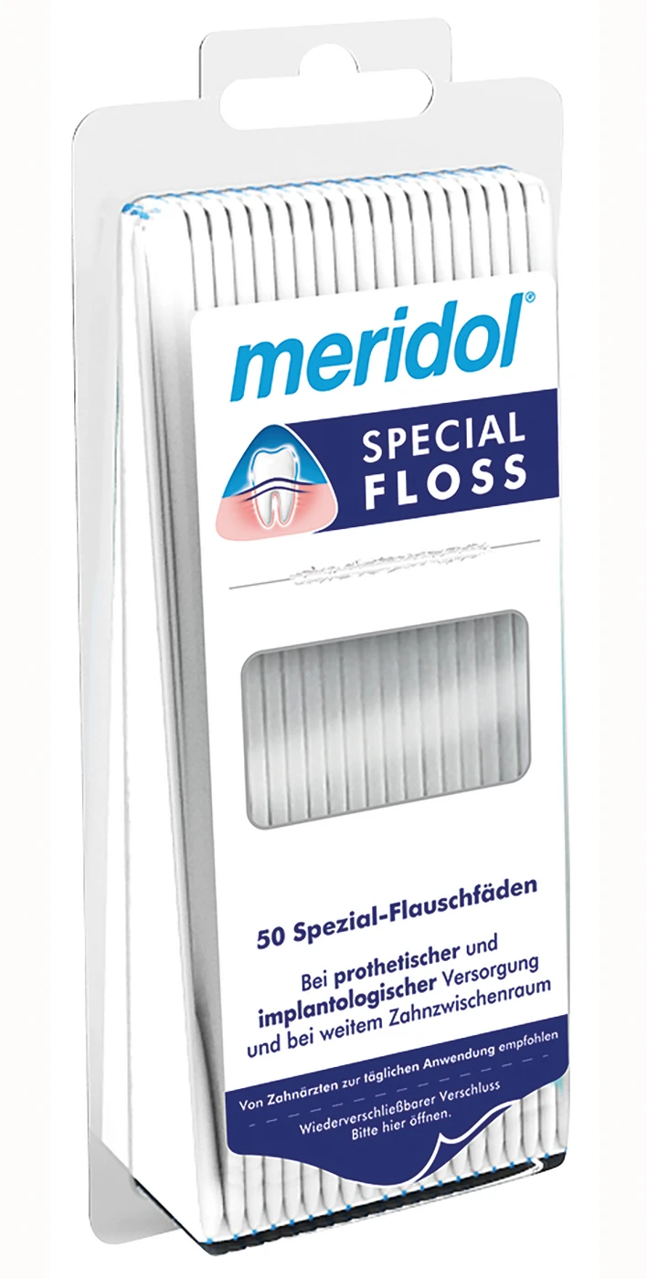 meridol® SPECIAL FLOSS Packung 50 Stück