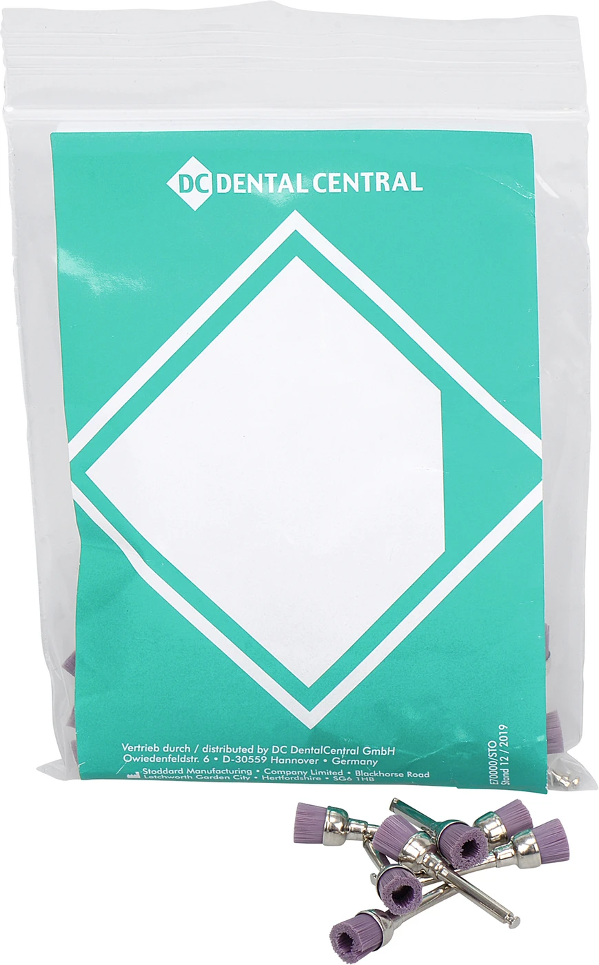 DC Zahnreinigungsbürsten Packung 50 Stück lila, medium