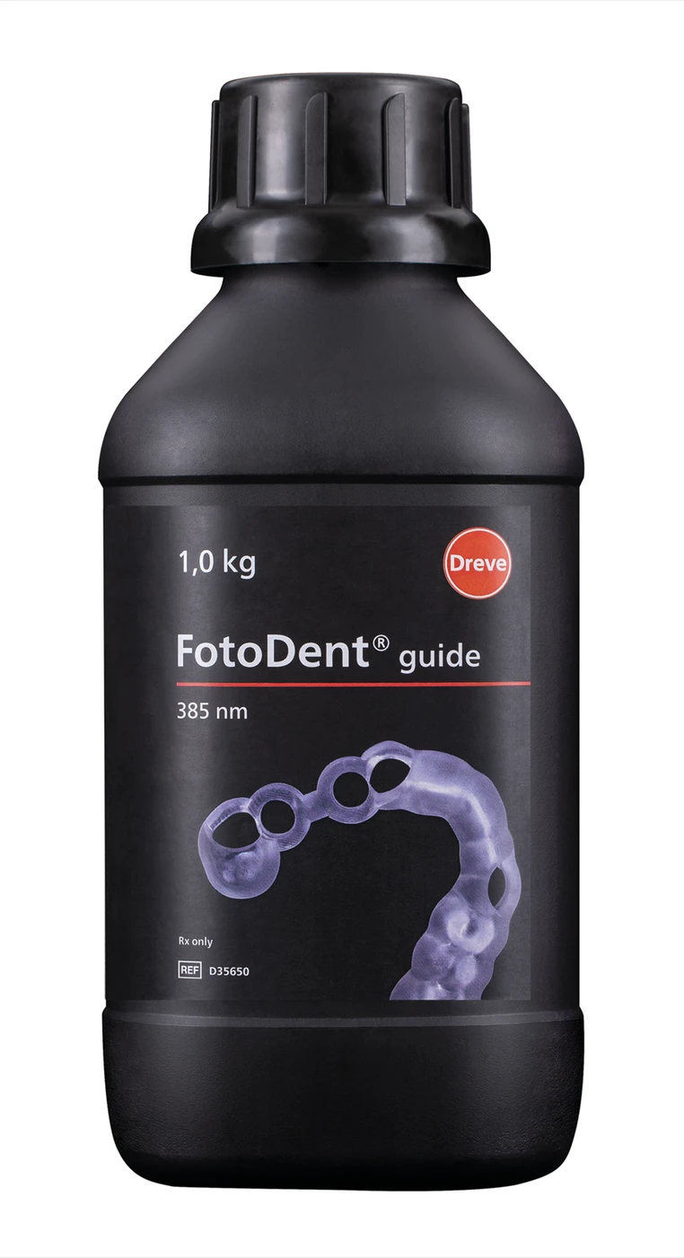 FotoDent® guide Flasche 1 kg 385 nm, farblos-transparent