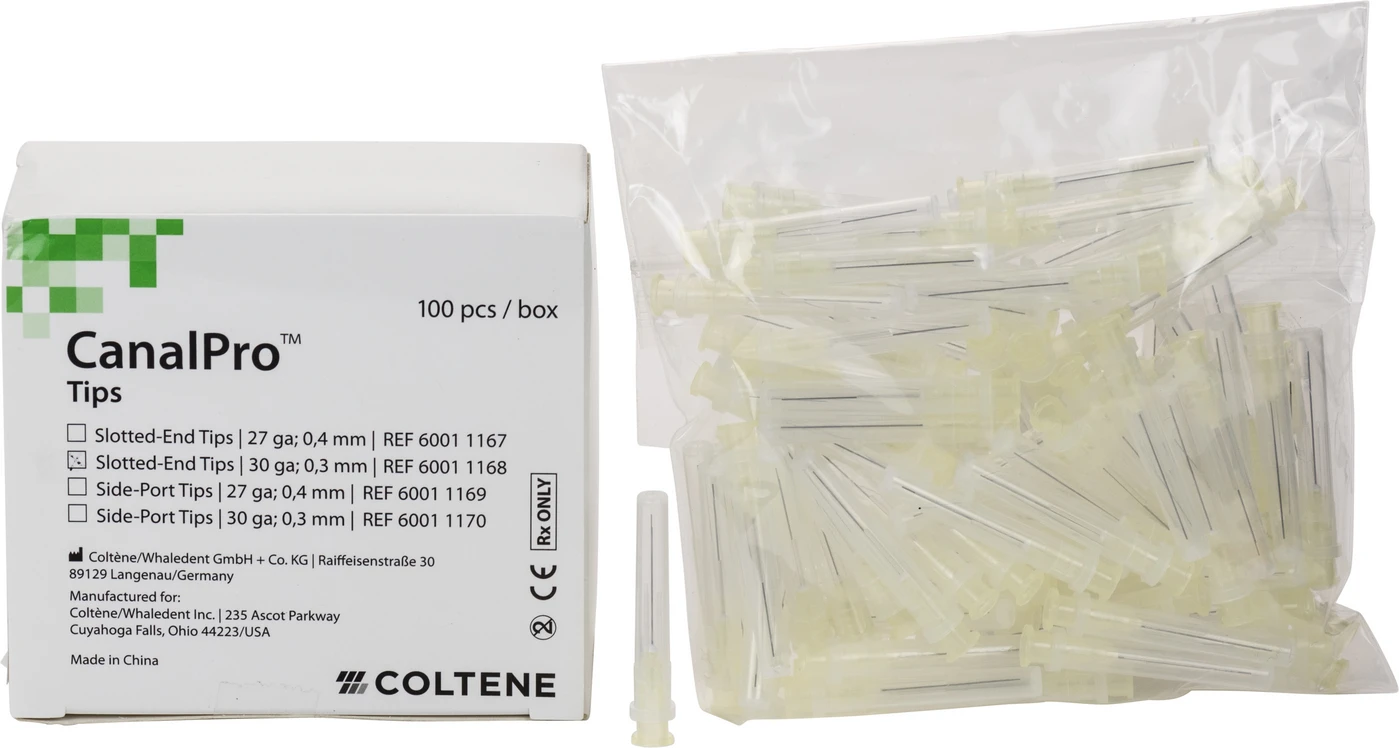 CanalPro Slotted-End Tips Beutel 100 Stück 30 ga