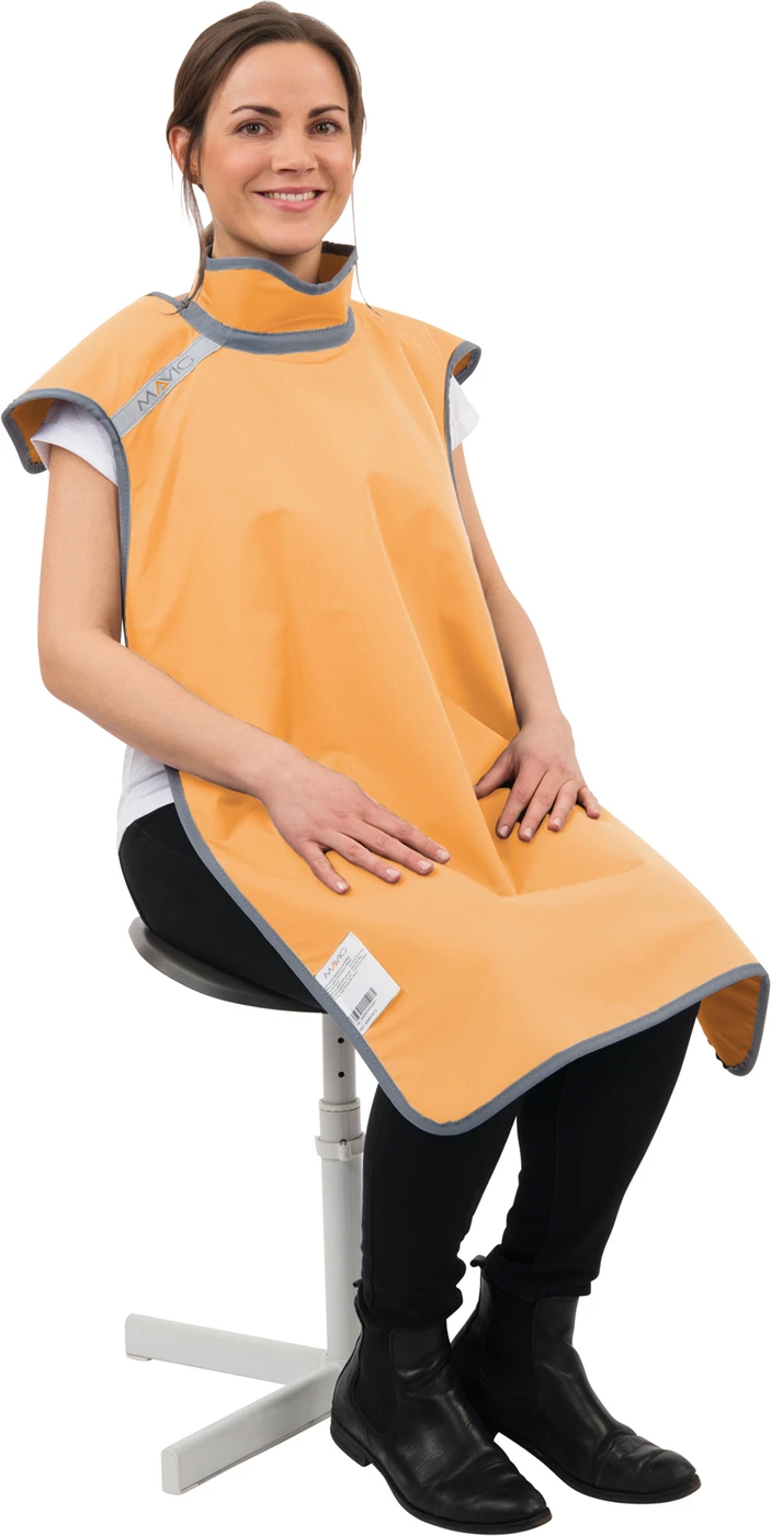 RD644 Dentalschürze Stück mandarin, Leadfree 2.0, ComforTex® HPMF Hybrid, für Kinder RD644 Dentalschürze Stück mandarin, Leadfree 2.0, ComforTex® HPMF Hybrid, für Kinder