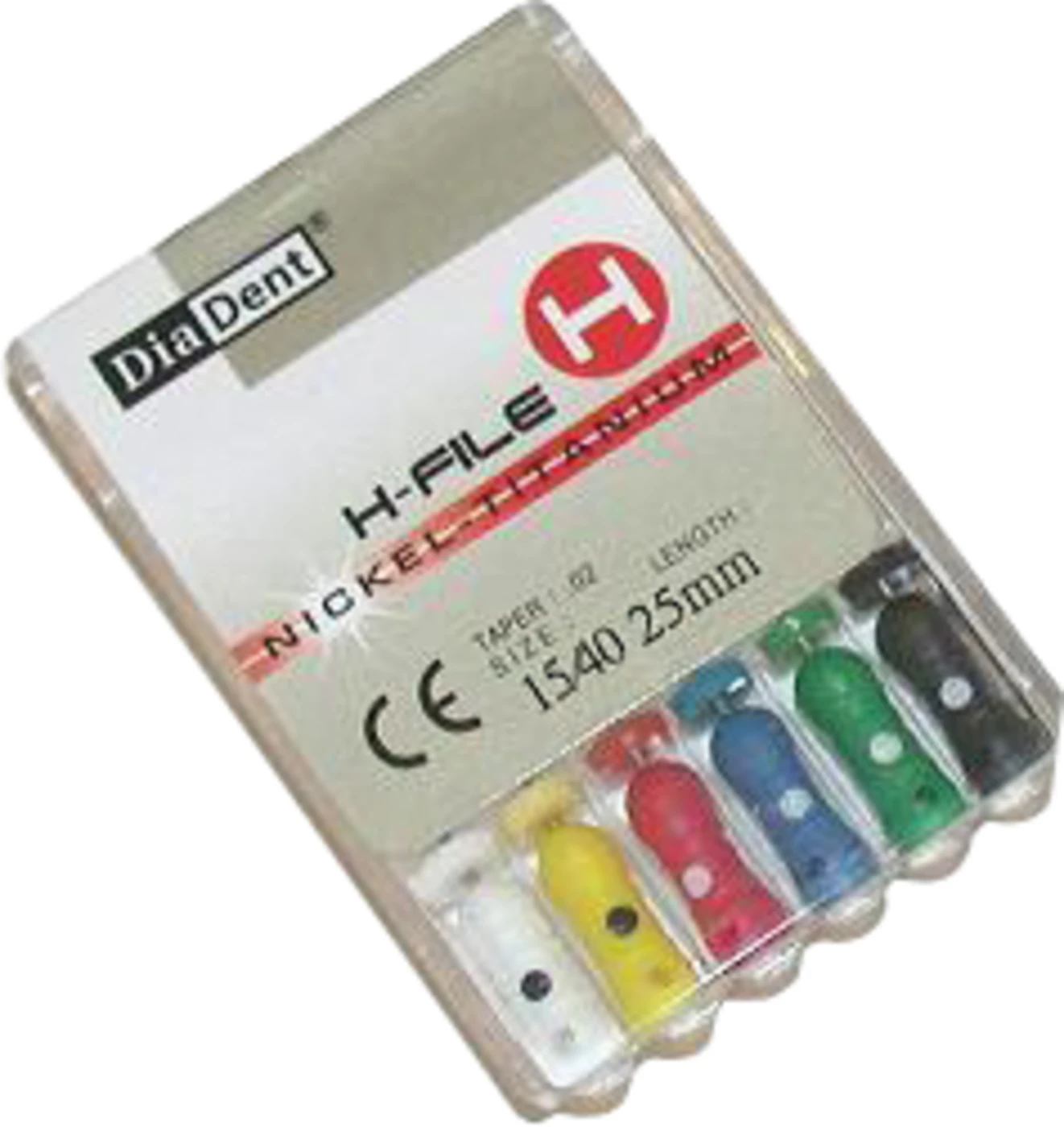 DiaDent® NiTi Hedstroem Files Sortiment 6 Stück 25 mm ISO 015-040