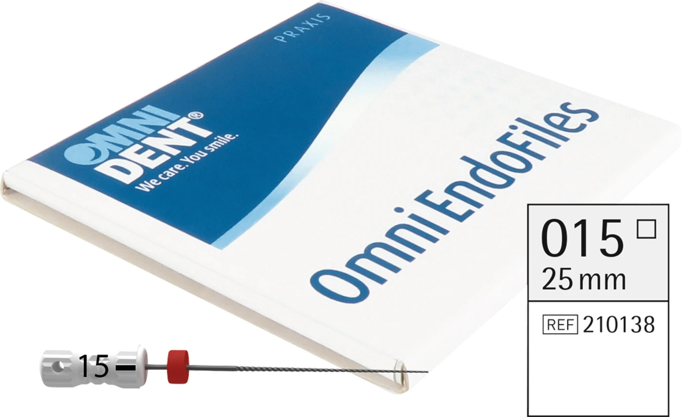 Omni K-Feilen steril Packung 6 Stück 25 mm, ISO 015