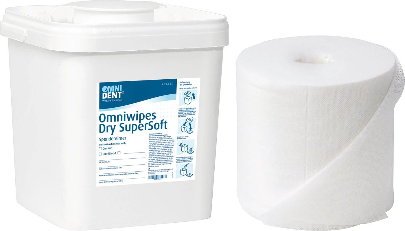 Omniwipes Dry SuperSoft Refill Packung 2 x 90 Stück 28 x 30 cm