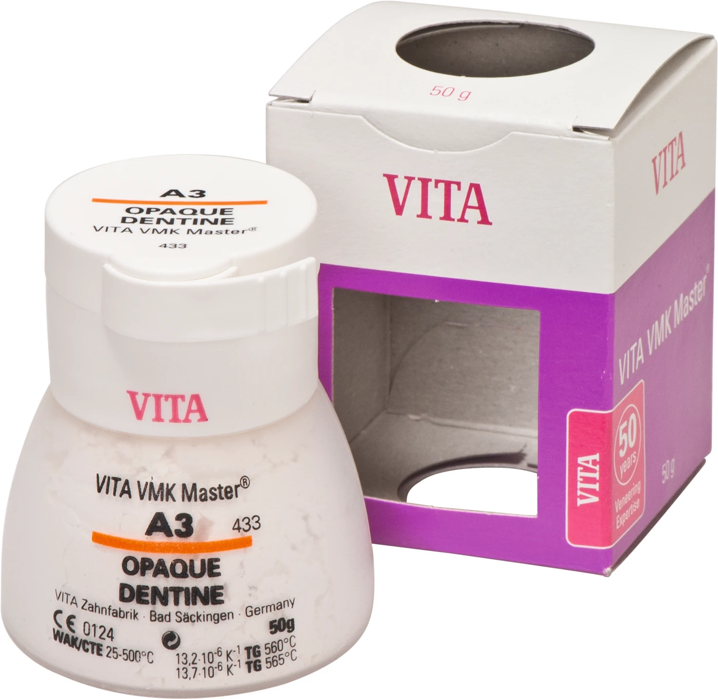 VITA VMK Master® VITA classical A1-D4® Dose 50 g Pulver opaque dentin A3