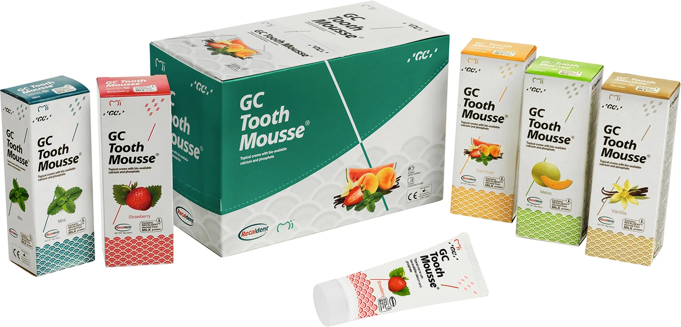 GC Tooth Mousse® Packung 10 x 40 g sortiert