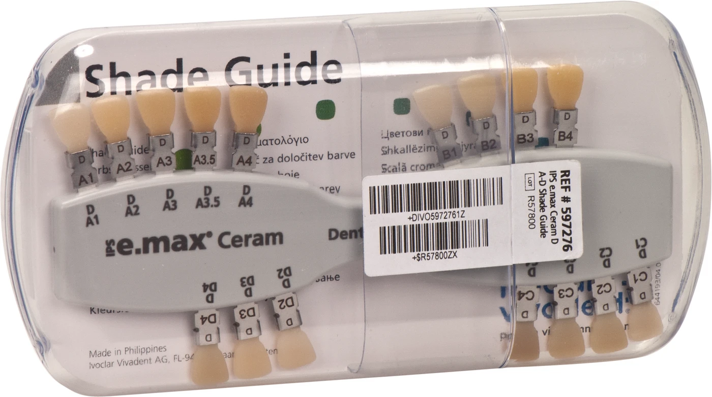 IPS e.max® Ceram Farbschlüssel Stück  Dentin A-D